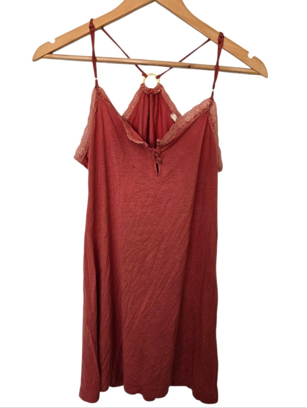 ✨ SOLEMIO BOHO LACE RACERBACK CAMI TANK ✨ - Picture 2 of 4